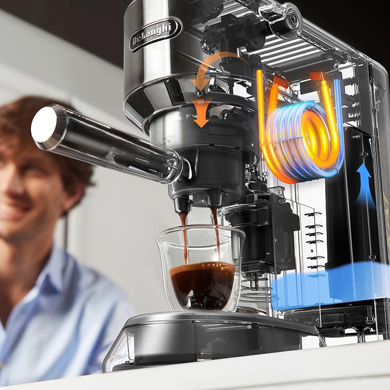 Espresso De'Longhi DEDICA EC 685.W bílé