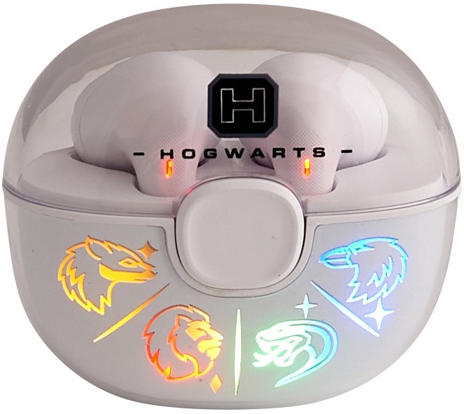 Lazerbuilt Harry Potter Light-Up TWS Hogwarts, bílá