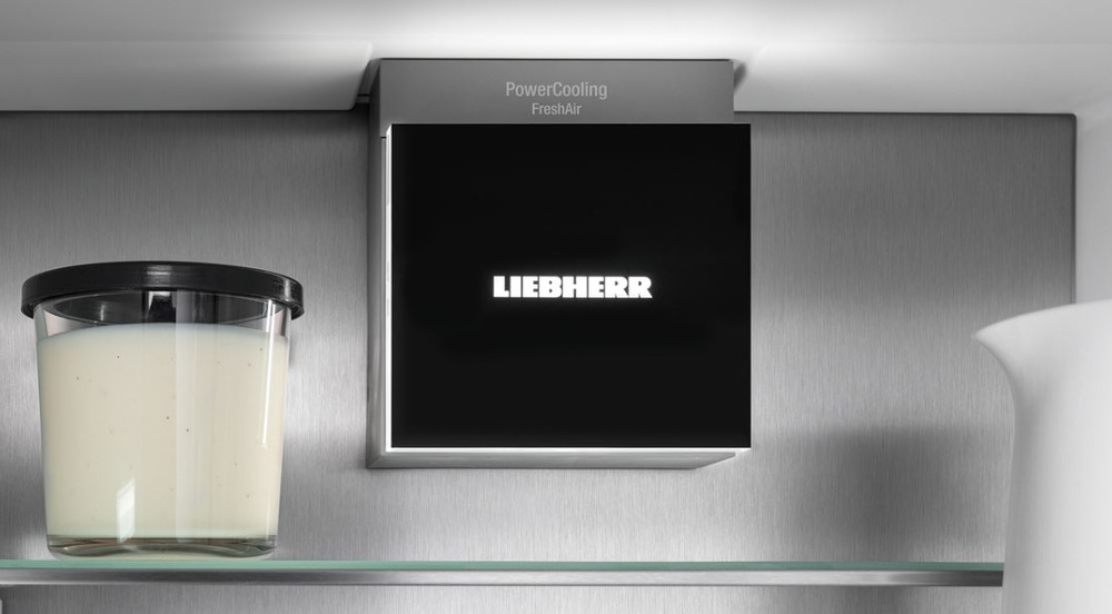 Systém cirkulace vzduchu PowerCooling s filtrem FreshAir lednice Liebherr MBtsdi 9024