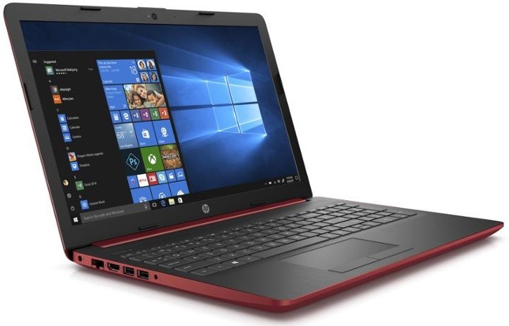 Notebook HP 15-db0601nc červený