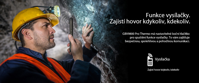 Mobilní telefon iGET BLACKVIEW GBV9800 Pro Thermo černý iGET BLACKVIEW GBV9800 Pro Thermo, černá