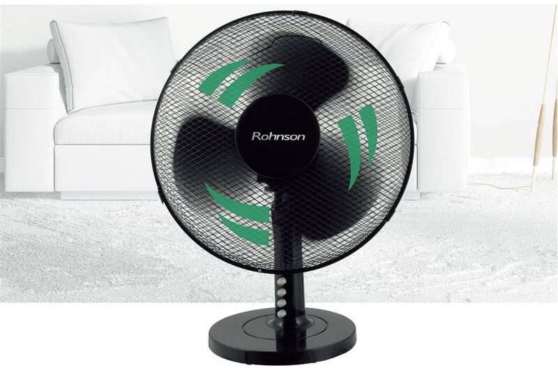 Ventilátor stolní Rohnson R-8361 černý Ventilátor stolní Rohnson R-8361 černý