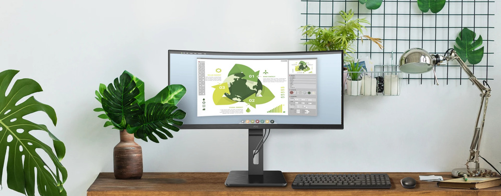 Monitor AOC CU34P2C Monitor AOC CU34P2C