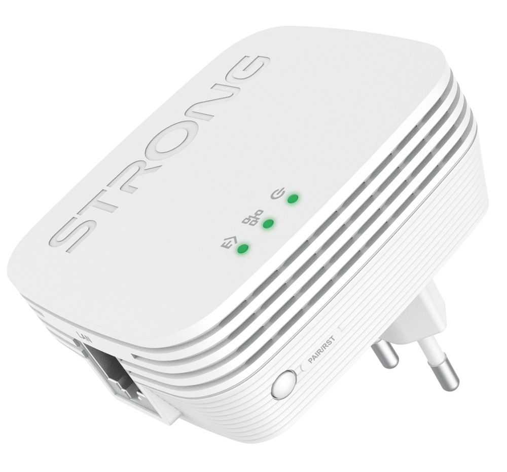 Síťový rozvod LAN po 230V Strong 600 TRI MINI, 3 jednotky bílý Síťový rozvod LAN po 230V Strong 600 TRI MINI, 3 jednotky bílý