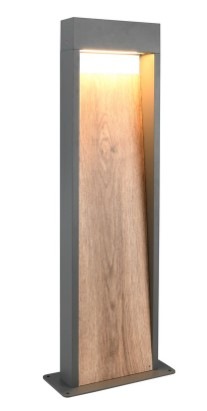 Venkovní svítidlo TRIO Salmon, 60 cm imitace dřeva