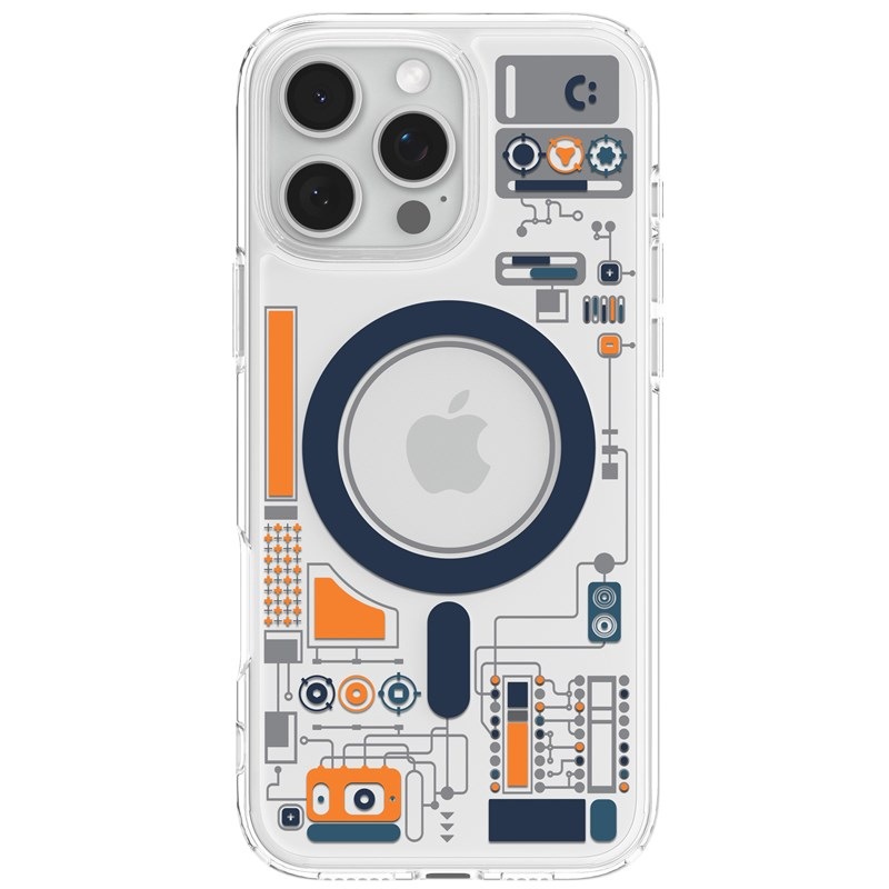 Kryt na mobil Spigen Ultra Hybrid MagSafe na Apple iPhone 16 Pro - Analogue průhledný