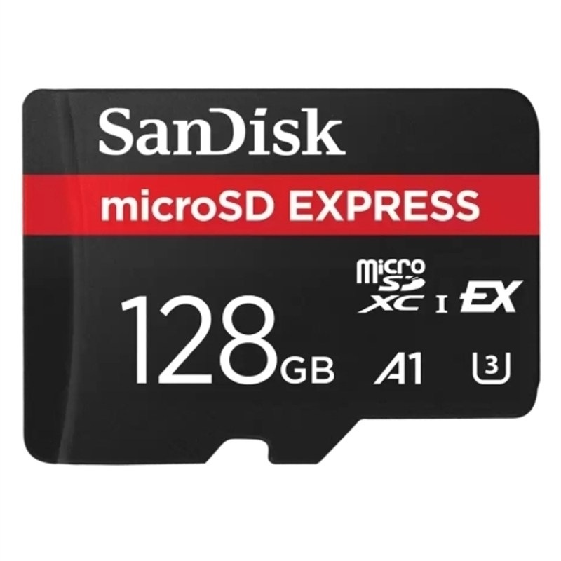 Paměťová karta SANDISK Micro SDXC Express 128GB UHS-I U3 (880R/480W) černá