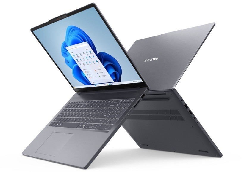 Notebook Lenovo IdeaPad Slim 3 15AMN8 šedý Detail obrázku notebooku.