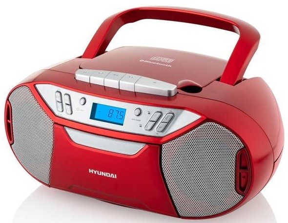Radiomagnetofon s CD Hyundai TRC 333 AU3BTR červený
