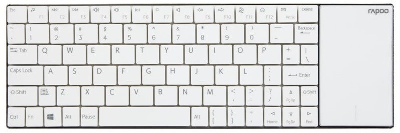 Klávesnice Rapoo E2710, CZ+SK layout bílá Klávesnice Rapoo E2710, CZ+SK layout bílá