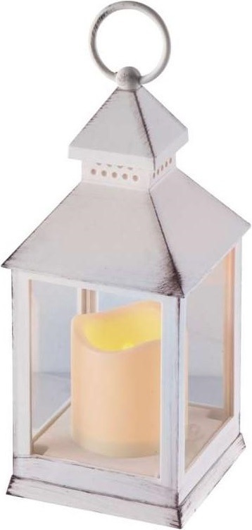 EMOS 1534211400, LED lucerna antik, bílá