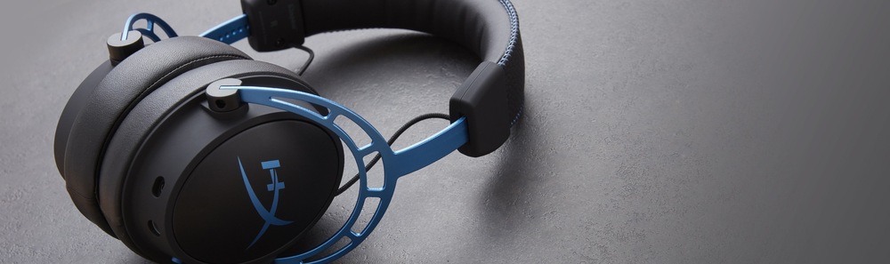 Headset HyperX Cloud Alpha S černý/modrý Headset HyperX Cloud Alpha S černý/modrý