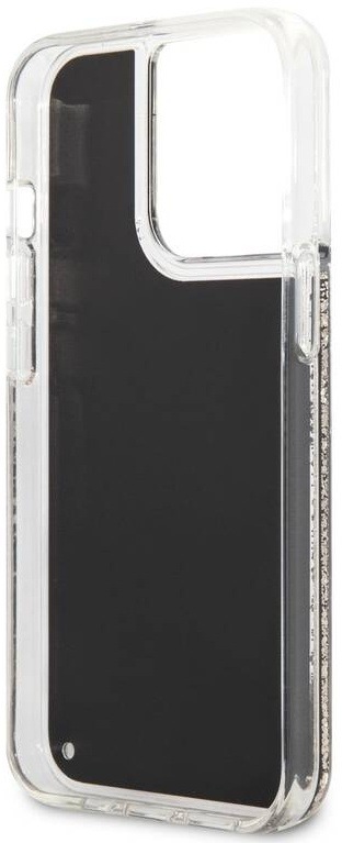 Kryt na mobil Karl Lagerfeld Liquid Glitter Gatsby na Apple iPhone 13 Pro černý Kryt na mobil Karl Lagerfeld Liquid Glitter Gatsby na Apple iPhone 13 Pro černý