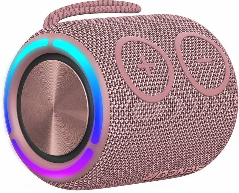 Přenosný reproduktor Sencor SIRIUS 2 MINI růžový
