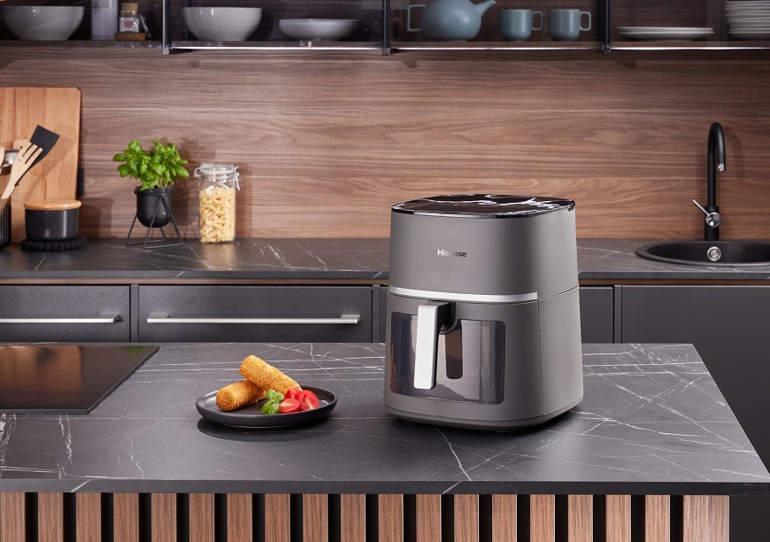 Fritéza horkovzdušná Hisense HAF1900D, v domácnosti