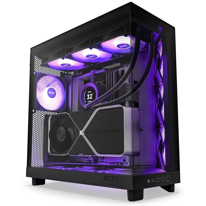 Case NZXT H6 Flow RGB černá