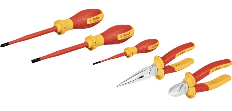Sada nářadí Bosch pro dílenské práce, ergonomické rukojeti