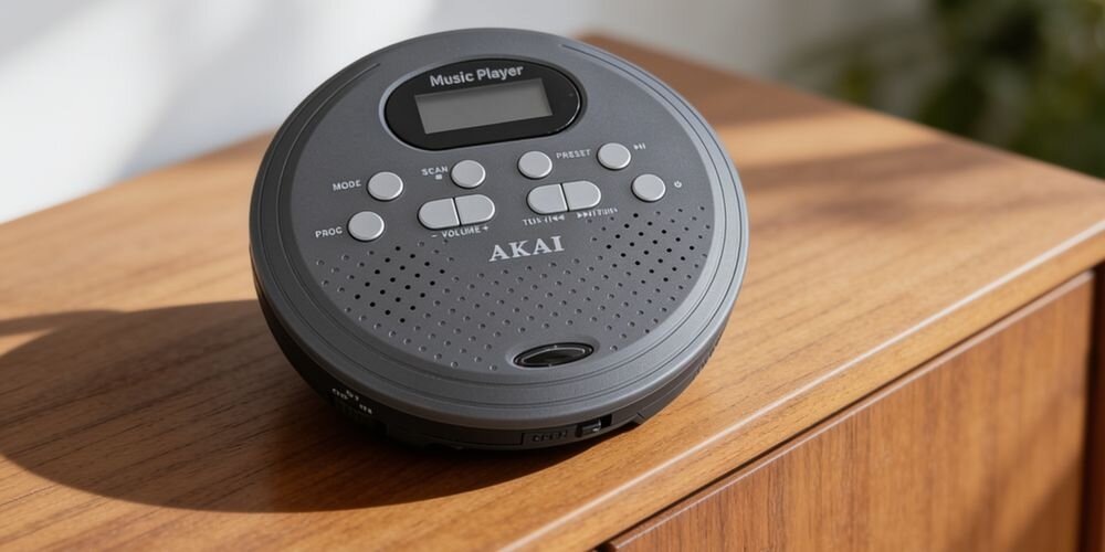 Discman AKAI ACDP-200 Plus černý Discman Akai