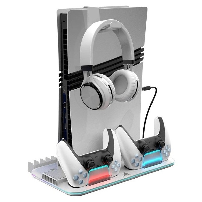 Dokovací stanice White Shark Kimura PRO PS5/PS5 Slim/PS5 Pro bílá