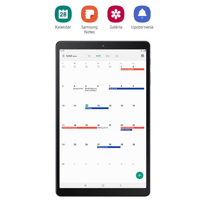 Dotykový tablet Samsung Galaxy Tab A 10.1 stříbrný Dotykový tablet Samsung Galaxy Tab A 10.1 stříbrný