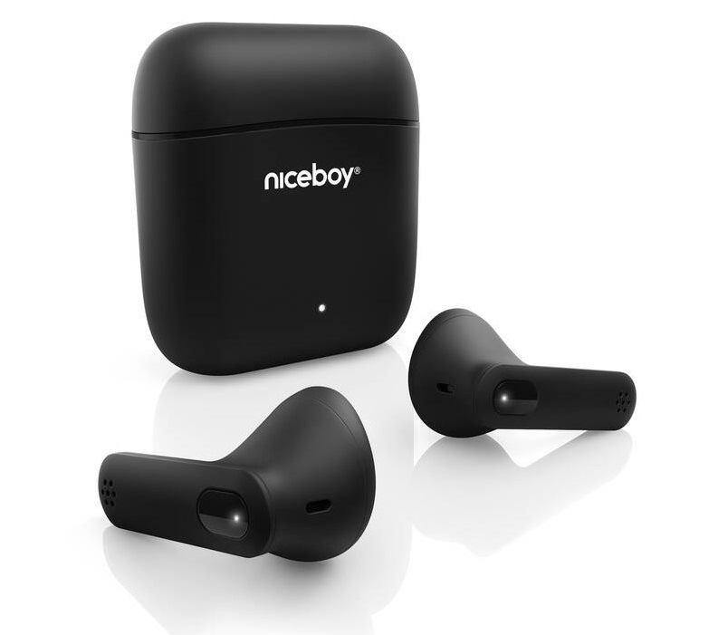 Sluchátka Niceboy HIVE Beans černá