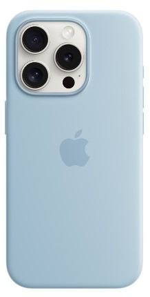 Kryt na mobil Apple iPhone 15 Pro Silicone Case s MagSafe - světle modrý