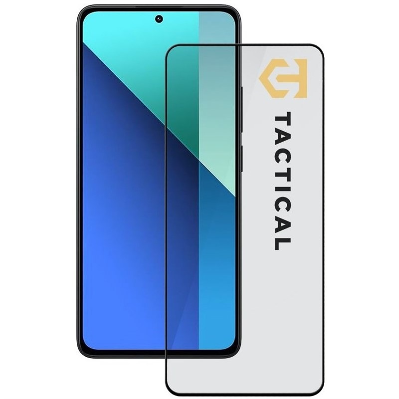 Tvrzené sklo Tactical 5D na Xiaomi Redmi Note 13 4G/5G/14S černé
