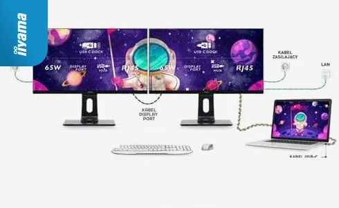Monitor IIYAMA ProLite XUB2497HSN-W2 bílý Monitor IIYAMA ProLite XUB2497HSN-W2 bílý