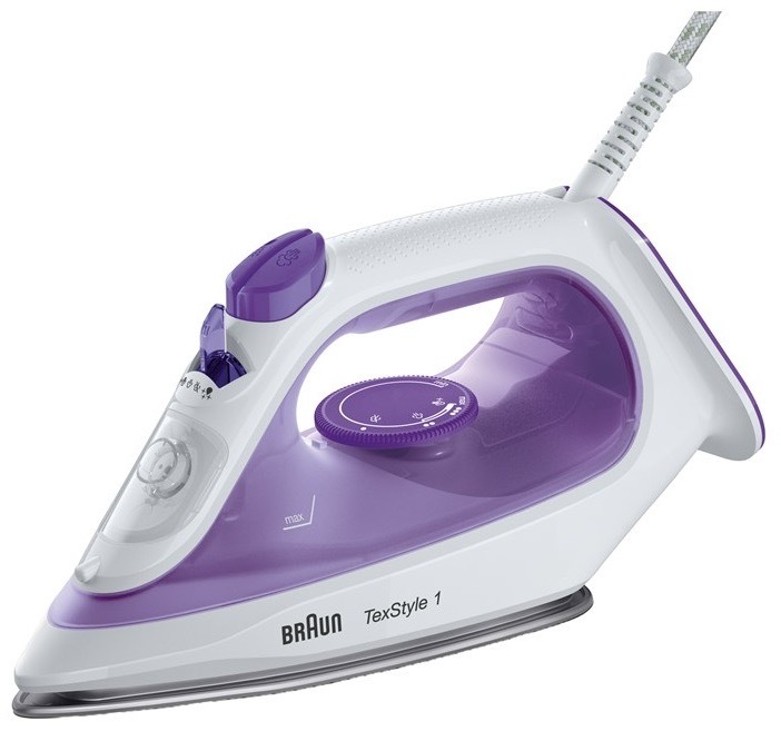 Žehlička Braun TexStyle 1 SI1080VI bílá/fialová