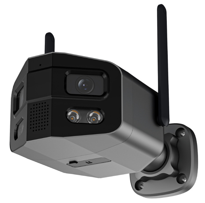 IP kamera Tesla SecureQ SC35 černá Detail IP kamery Tesla Smart SecureQ SC35 z boční strany
