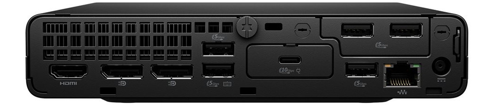 PC mini HP ProDesk 4 Mini G1i AI detail zadní strany