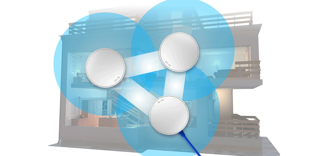 Komplexní Wi-Fi systém Asus Lyra Mini MAP-AC2200 (2-pack) - AC2200 třípásmový WiFi Aimesh Komplexní Wi-Fi systém Asus Lyra Mini MAP-AC2200 (2-pack) - AC2200 třípásmový WiFi Aimesh