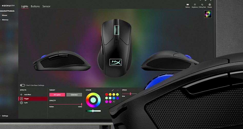 Myš HyperX Pulsefire Dart černá Myš HyperX Pulsefire Dart černá