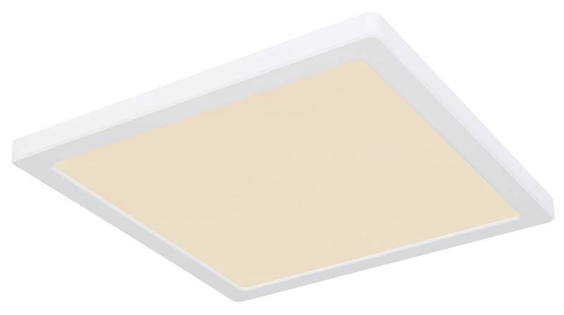 Stropní svítidlo GLOBO Lasse, čtverec, 29 cm, LED, 24W bílé