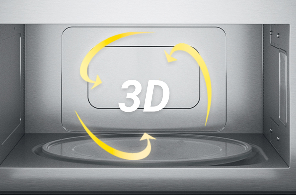 Mikrovlnná trouba Whirlpool WMW54HMB, vestavná, 3D technologie