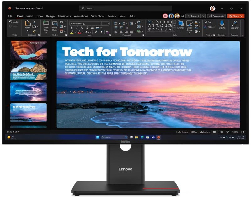 Lenovo ThinkVision T27QD-40, černá