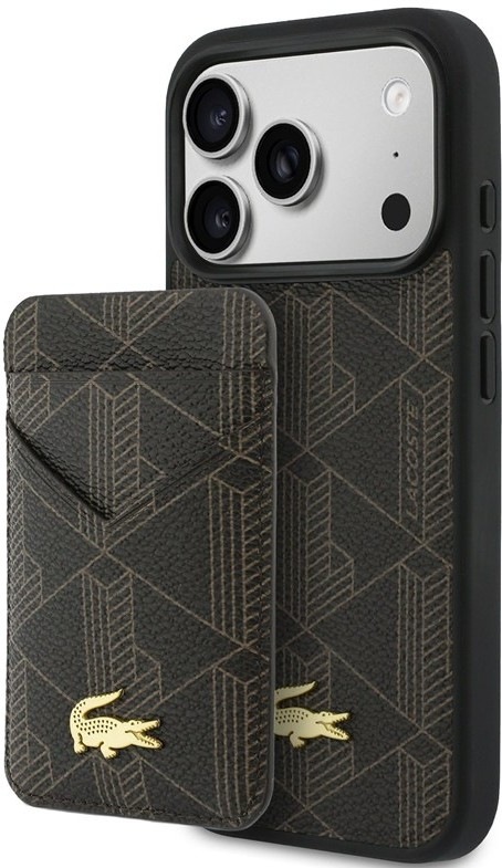 Designový kryt na mobil s peněženkou Lacoste Blend MagSafe na Apple iPhone 17 Pro Max