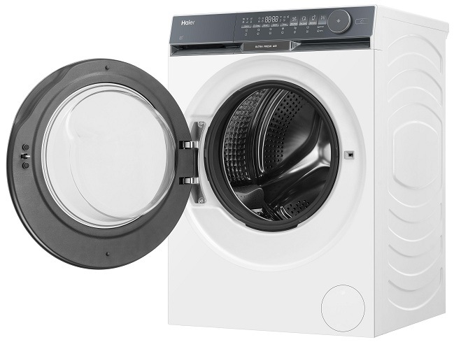 Pračka se sušičkou Haier HWD100-B14387US bílá otevřená Pračka se sušičkou Haier HWD100-B14387US