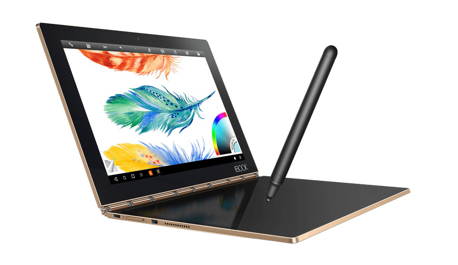 Dotykový tablet Lenovo YOGA Book zlatý