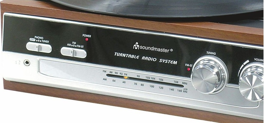 Gramofon Soundmaster PL186H hnědý