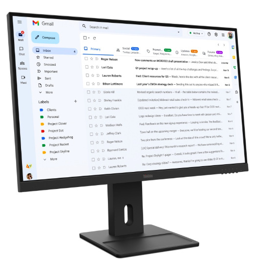 Monitor Lenovo ThinkVision E27-40 27",WLED podsvícení, IPS panel, 4ms, 1500: 1, 300cd/m2, 1920 × 1080 Full HD, - černý