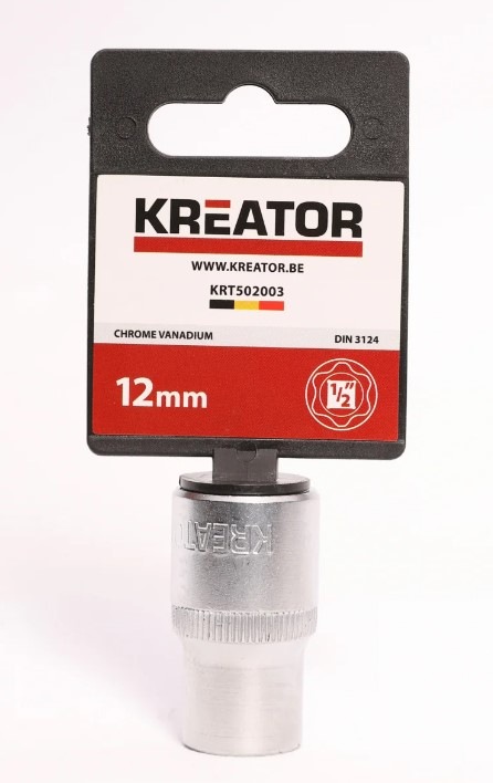 Nástrčná hlavice Kreator KRT502003 1/2" 12mm