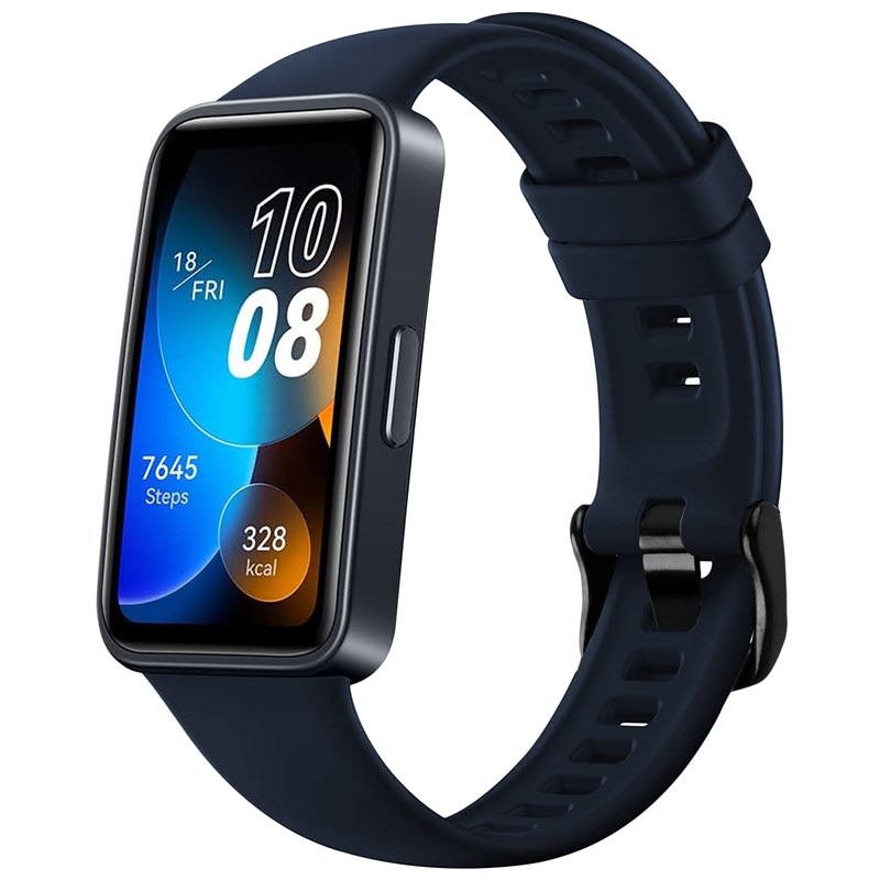 Řemínek FIXED Silicone Strap na Huawei Band 8/9/10 modrý