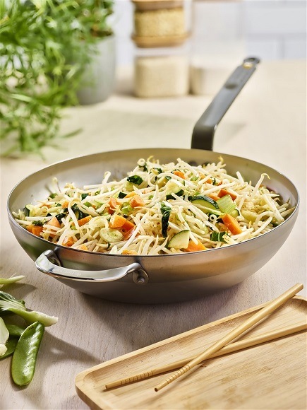 Pánev WOK de Buyer Mineral B 5617.32, 32 cm ocel Pánev WOK de Buyer Mineral B 5617.32, 32 cm ocel