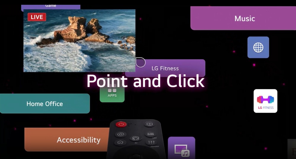 Televize LG 75NU8E0B3LA AI Voice ID, Magic Remote a AI TV personalizují obsah a ovládání podle hlasu uživatele.