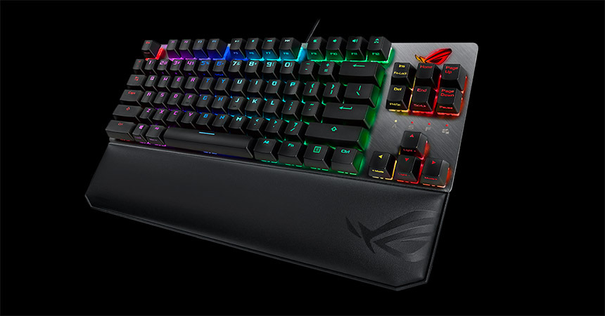 Klávesnice Asus ROG Strix Scope TKL Deluxe, US černá Asus ROG Strix Scope TKL Deluxe