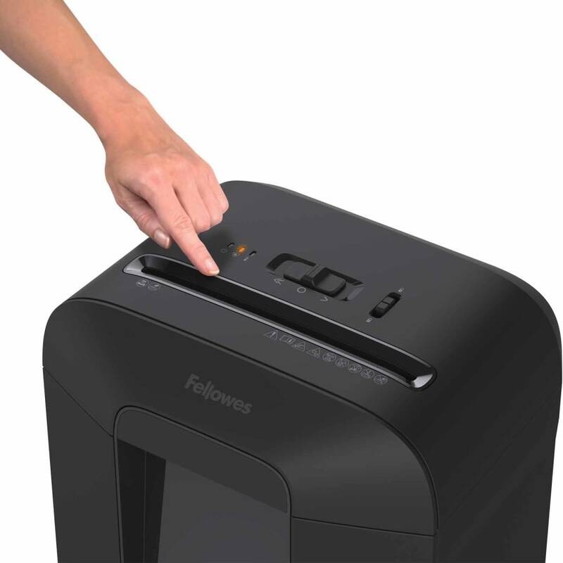 Skartovač Fellowes LX 85, 12 listů, 19l černá