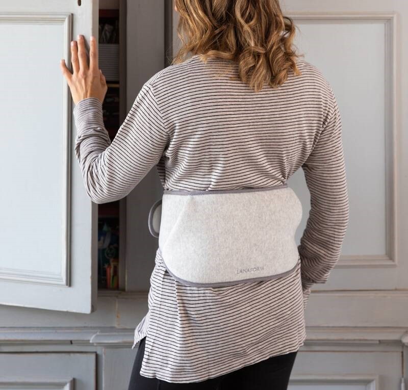 Vyhřívací bederní pás Lanaform Waist Warmer šedý Vyhřívací bederní pás Lanaform Waist Warmer šedý