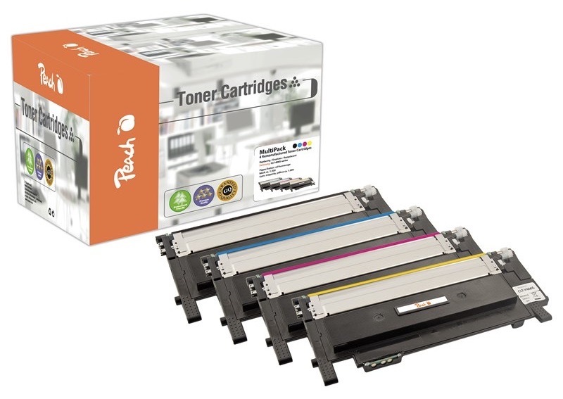 Toner Peach Samsung CLT406S MultiPac, 1500/3x1000 stran vícebarevný
