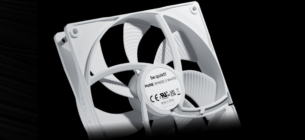 Ventilátor be quiet! Pure Wings 3 140mm PWM White be quiet! Pure Wings 3 140 mm PWM (BL112)